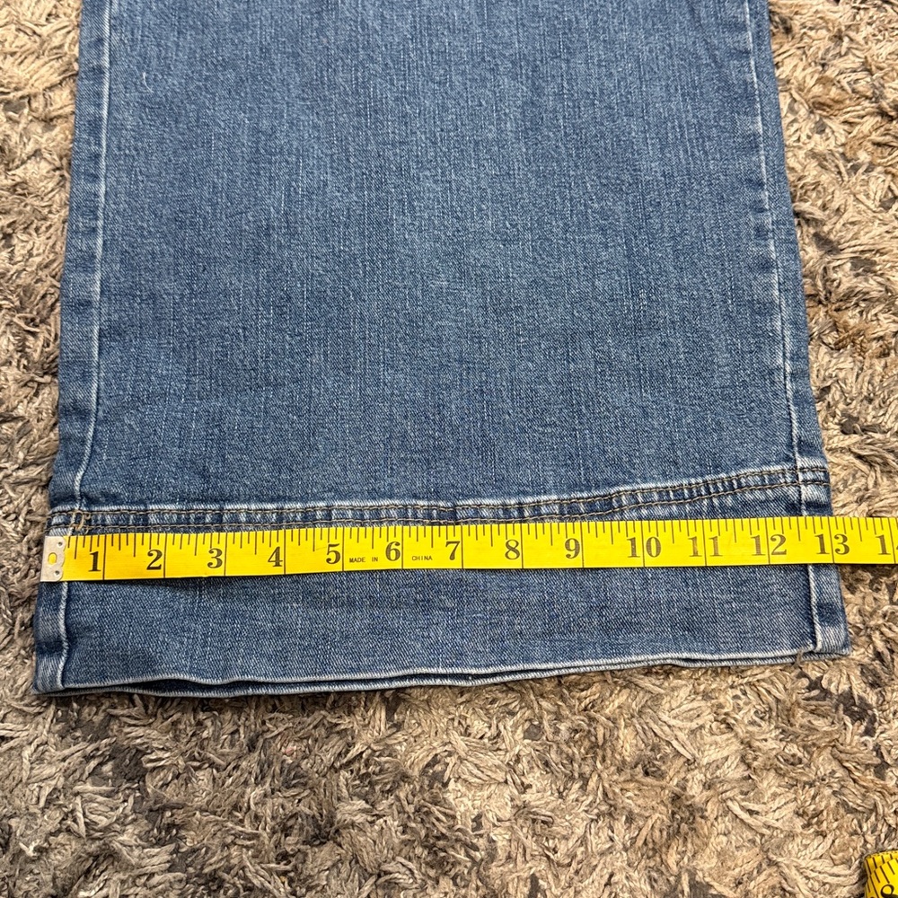 Lee Women's light wash wide leg trouser Jeans sz 28 long - Picture 8 of 11